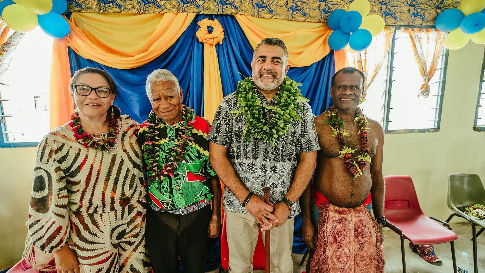 Nakamal Talk with aunty Serena Williams in Melemaat School